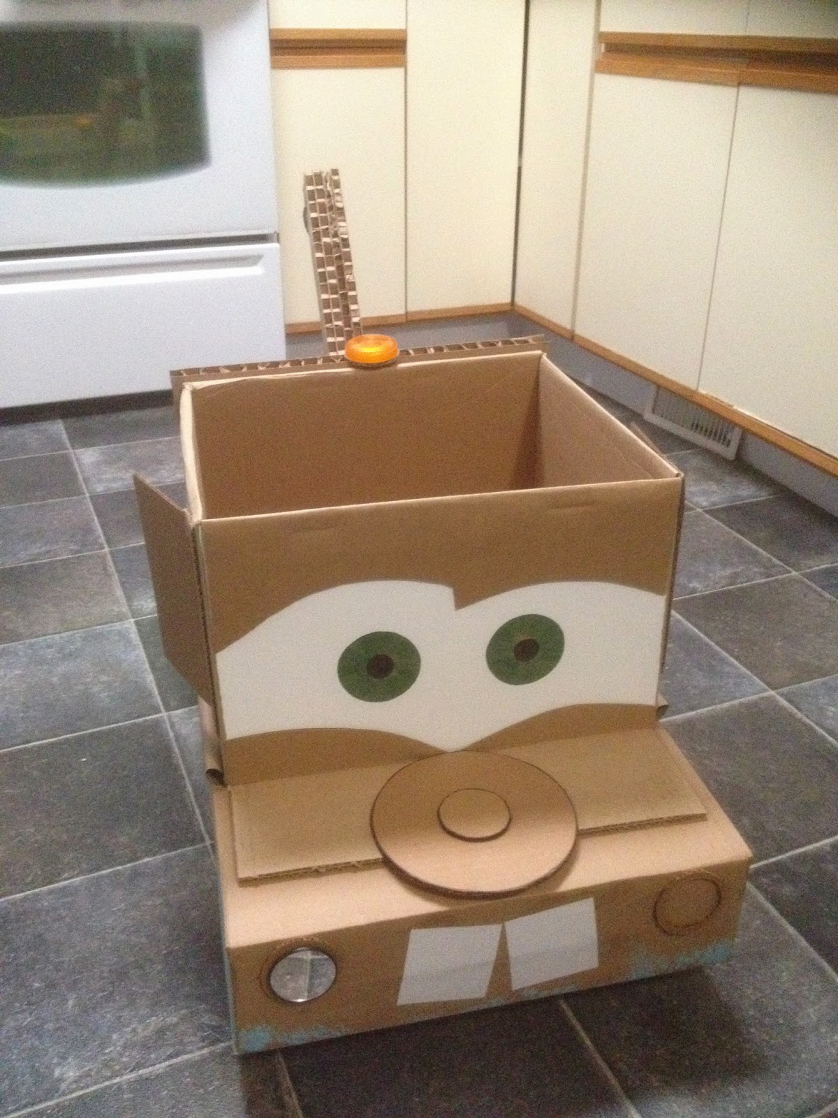 Stick This: Cardboard Disney's "Cars" Tow Mater